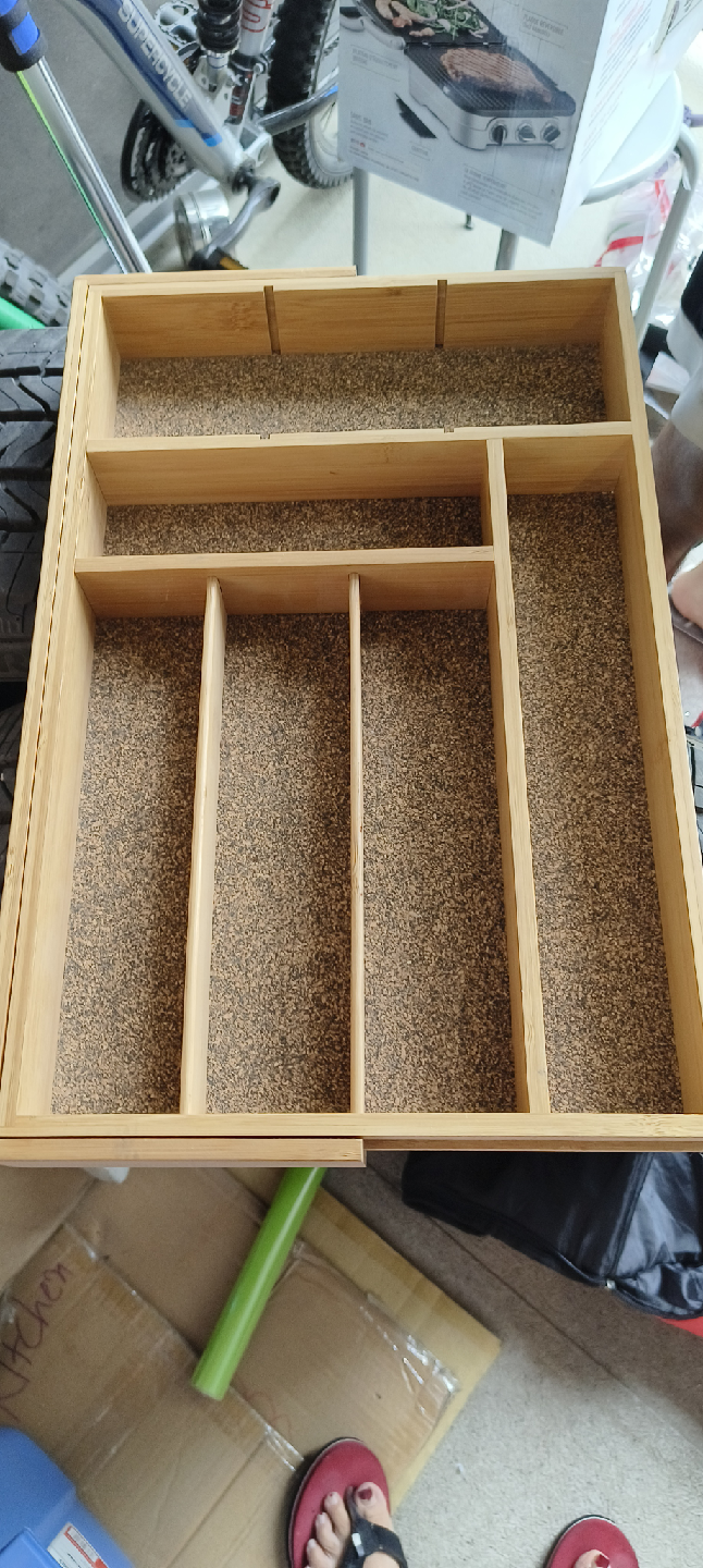 Bamboo Expandable Drawer Organizer
