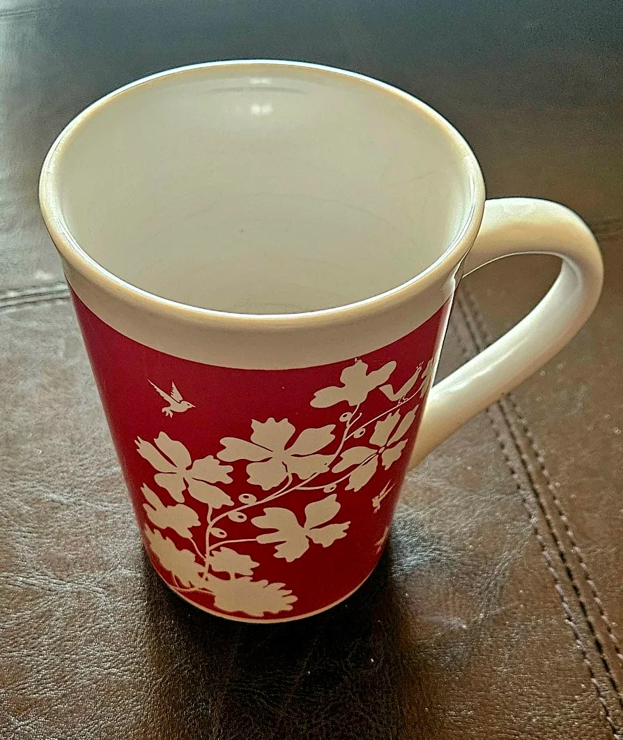 Royal Norfolk Red Floral Mug ☕️🥕 thumbnail