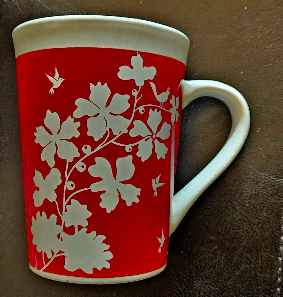 Royal Norfolk Red Floral Mug ☕️🥕 image indicator(2)