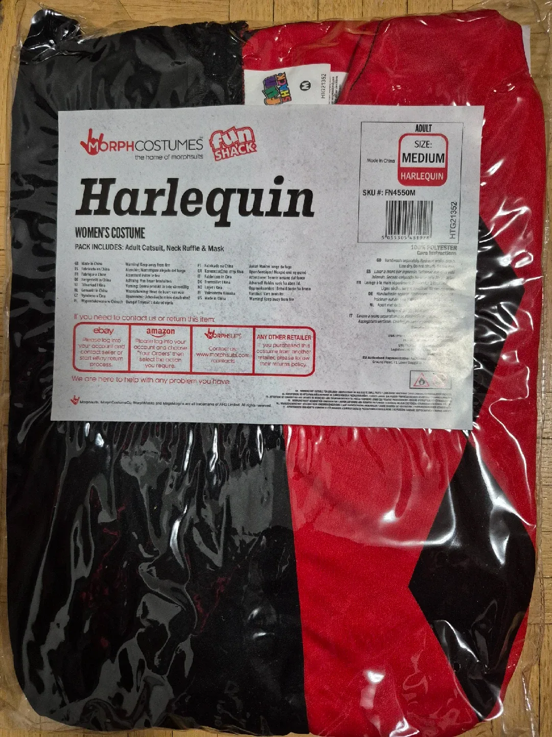 Harlequin Costume - Medium thumbnail