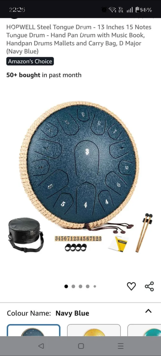 Tongue Drum - 13 inch image indicator(2)