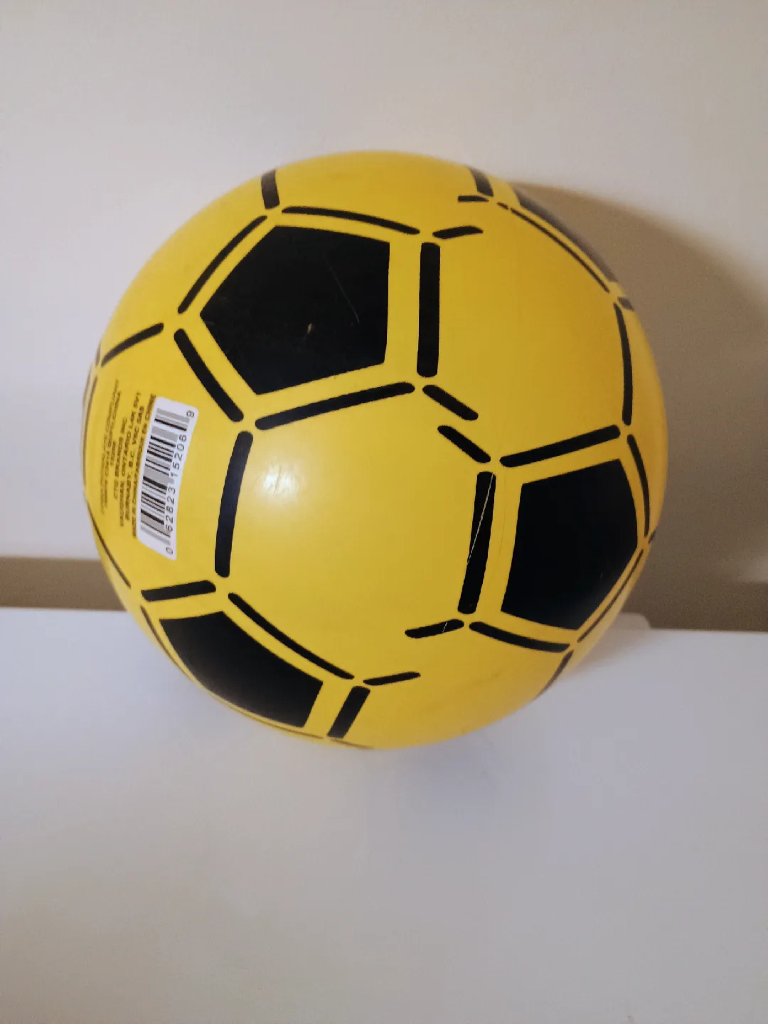 inflatable Yellow & Black bouncy Ball thumbnail