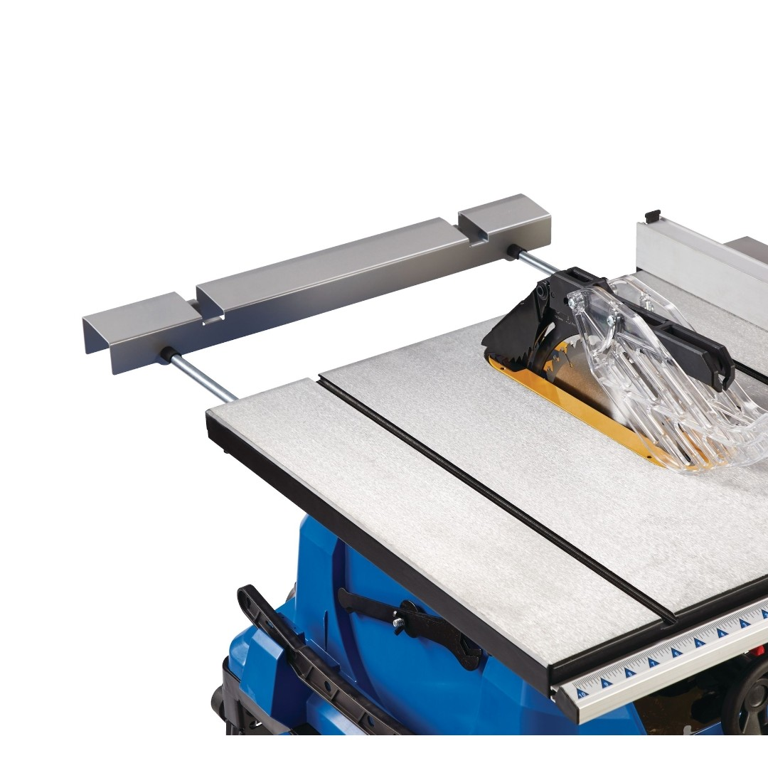 Mastercraft 15 amp portable table saw with fold and roll stand - photo 4