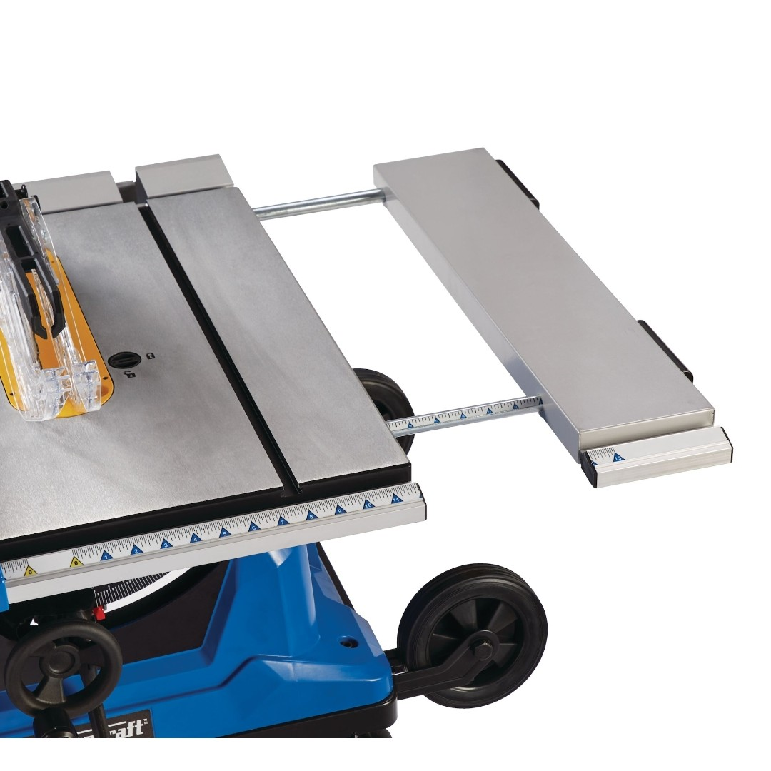Mastercraft 15 amp portable table saw with fold and roll stand - photo 5