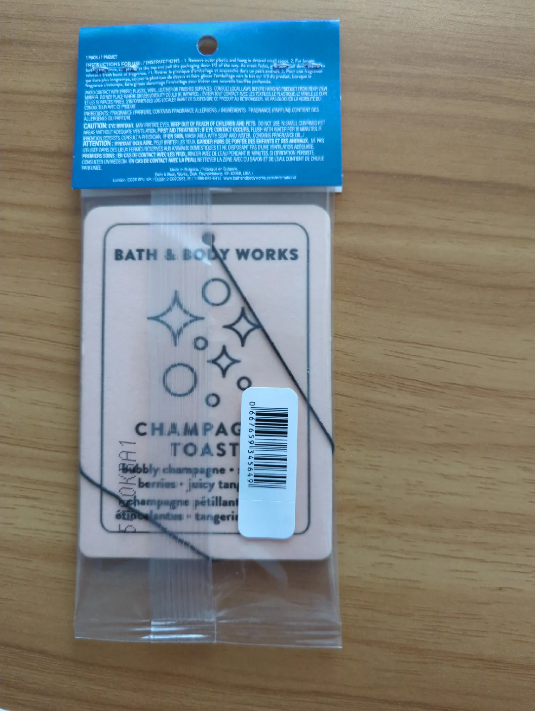 New Bath & Body Works Champagne Toast Car Diffuser image indicator(2)