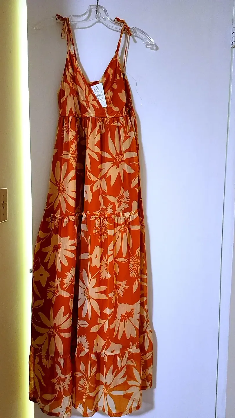 Patrons of Peace Floral Maxi Dress - Size Small thumbnail