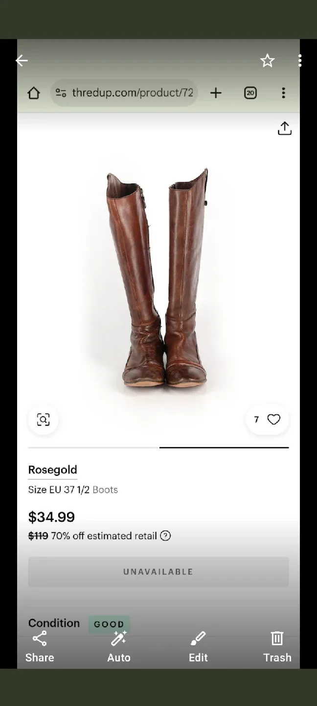 Rosegold Leather Boots image indicator(3)