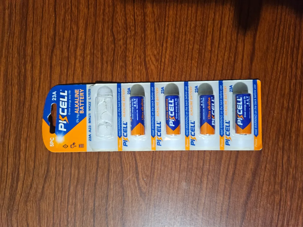 PKCELL 23A Alkaline Batteries - 5 Pack thumbnail