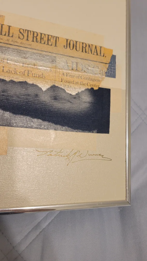 Patrick McNurney Signed Original Art Mixed Media Painting 16x20 image indicator(2)