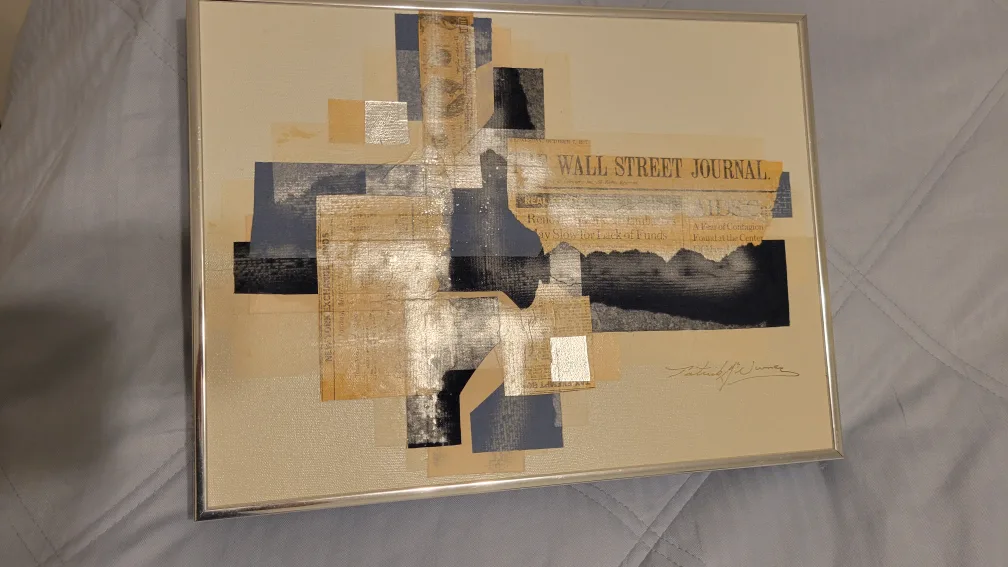 Patrick McNurney Signed Original Art Mixed Media Painting 16x20 image indicator(3)