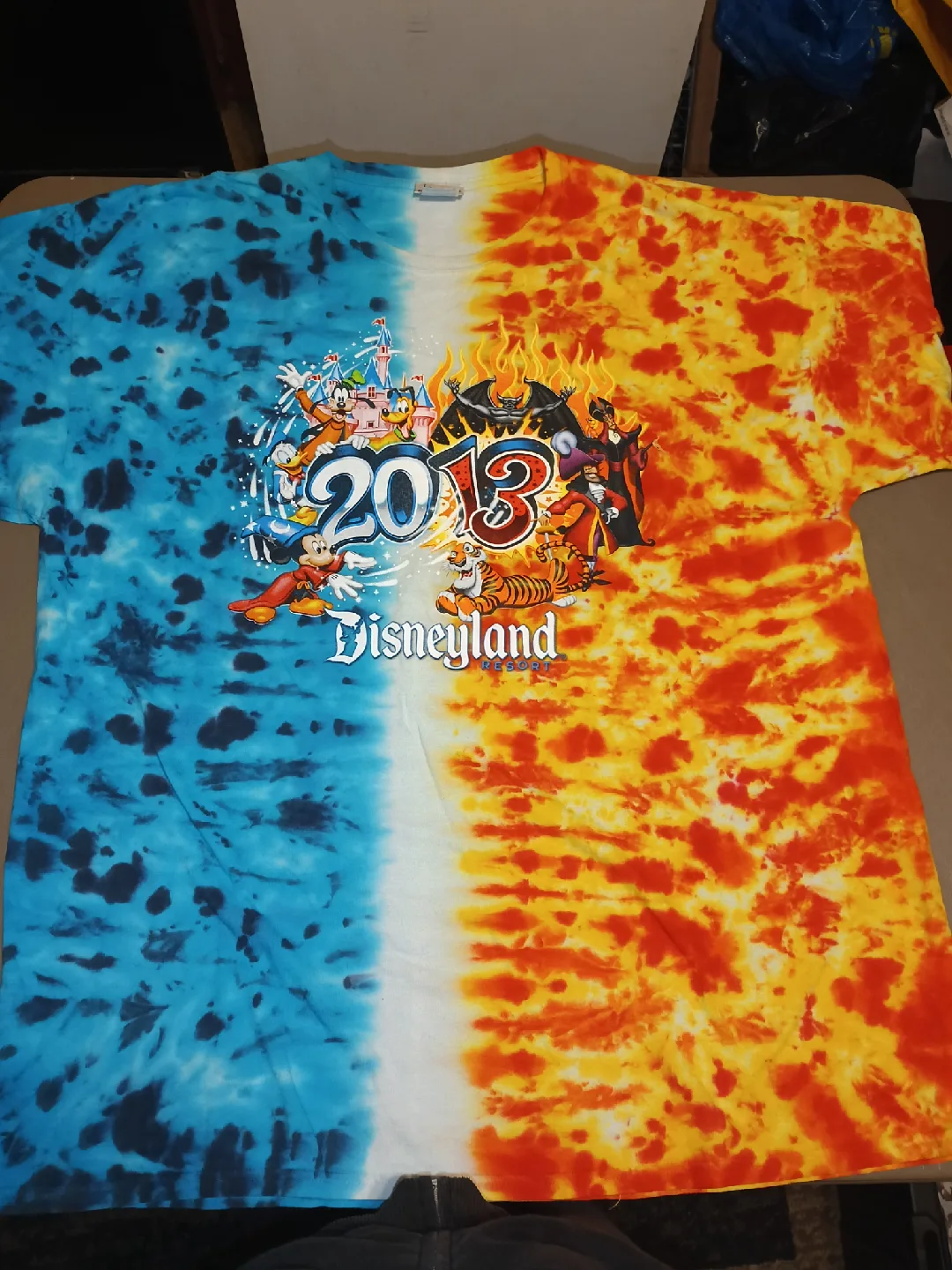 Disney Parks 2013 Disneyland Tie Dye T-Shirt image indicator(3)