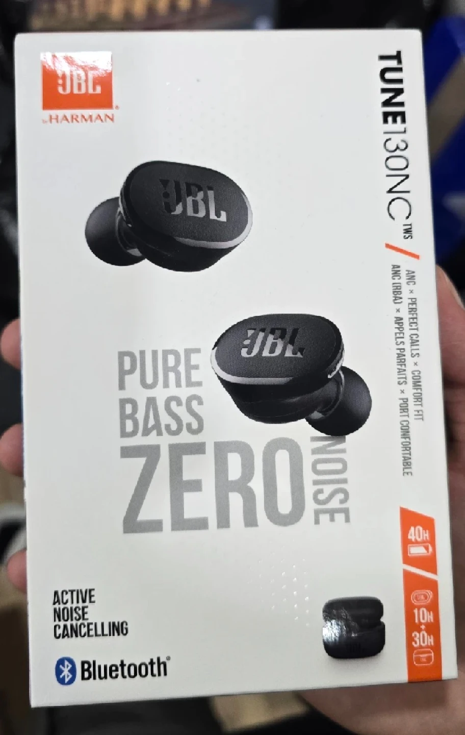 JBL Tune 130NC TWS Noise Cancelling Earbuds - New