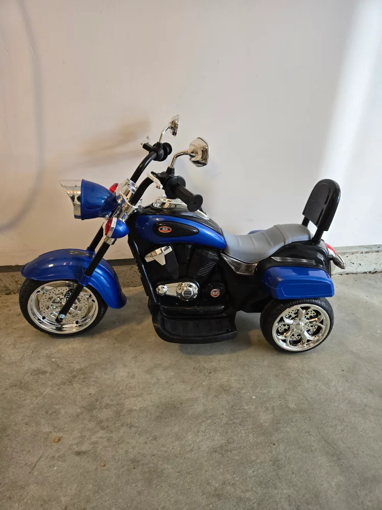Kids Ride-On Motorcycle - Blue image indicator(2)