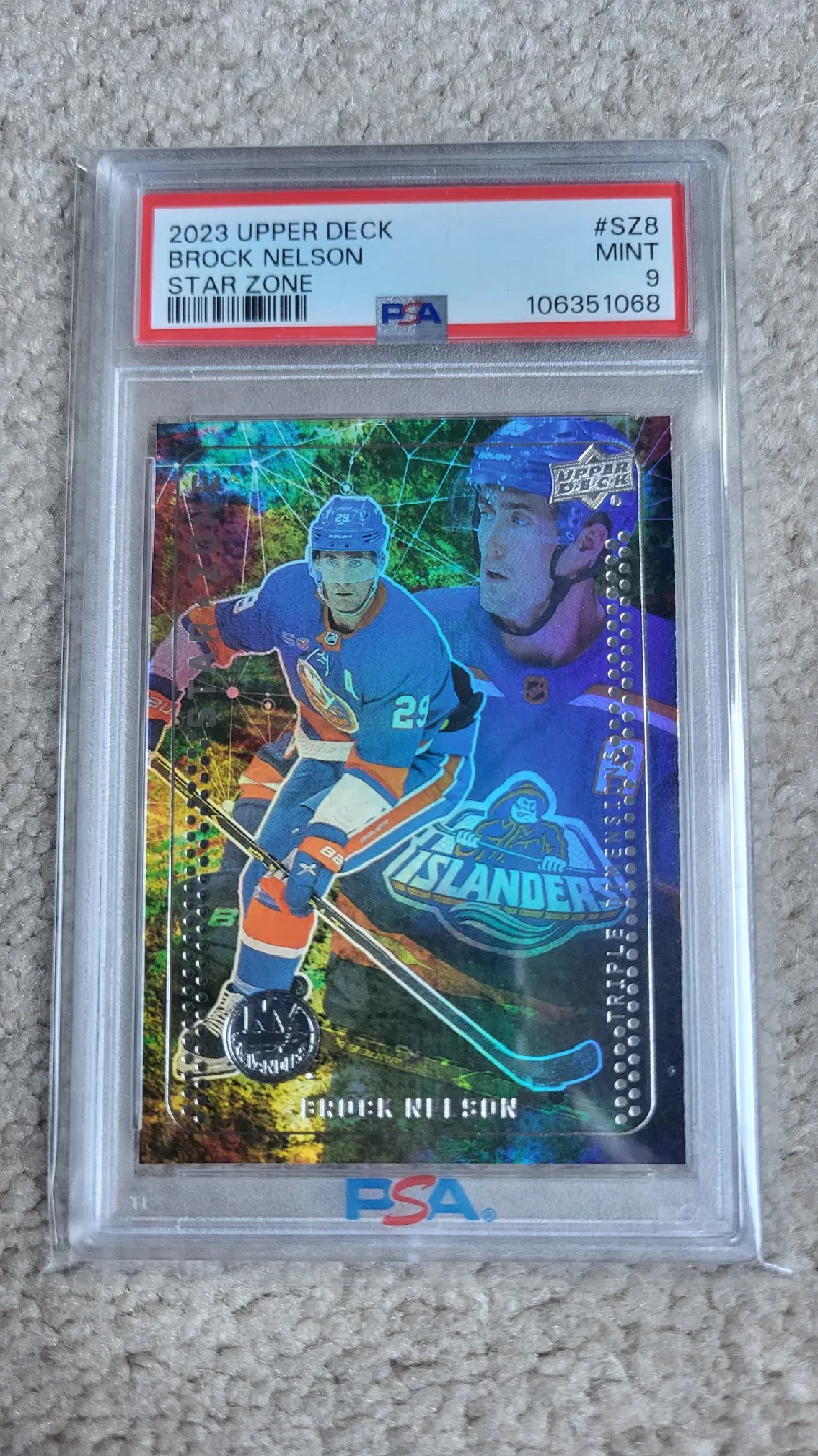 2023 Upper Deck Brock Nelson Star Zone Hockey Card thumbnail