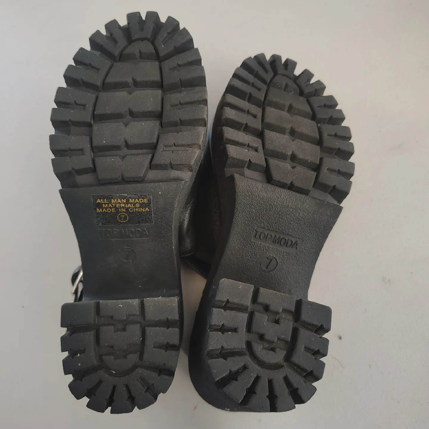 Top Moda Black Heeled Sandals - Size 7 image indicator(6)