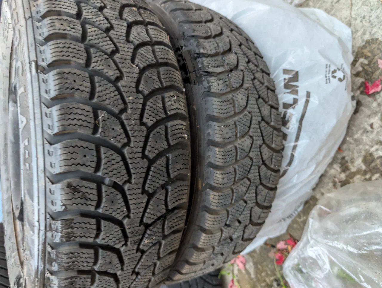 Set of Studded Winter Tires with rims image indicator(4)