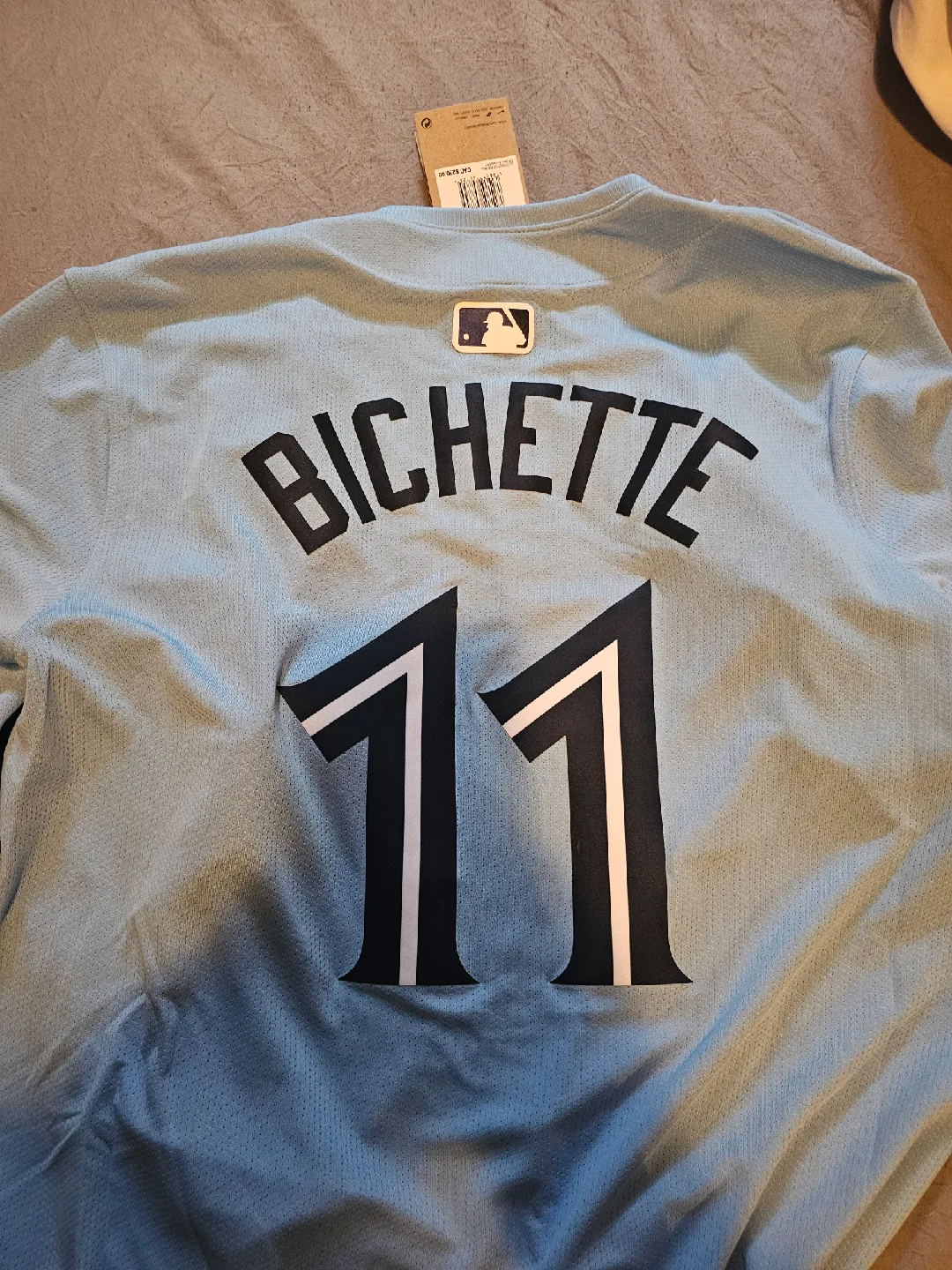 New Nike Blue Jays Bo Bichette Jersey, Men's Large image indicator(3)