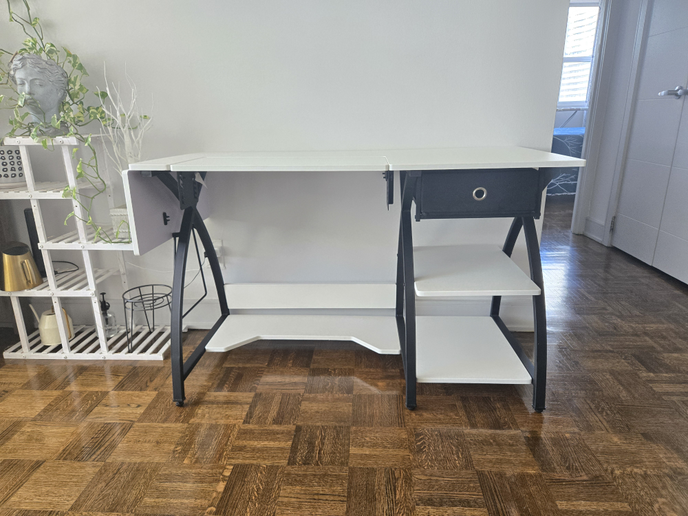 Sewing/Craft Table with Storage - photo 2