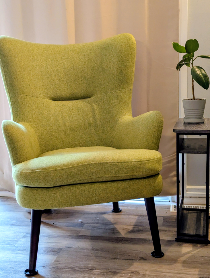 Pair of Occasional Green  Accent Chairs - photo 2