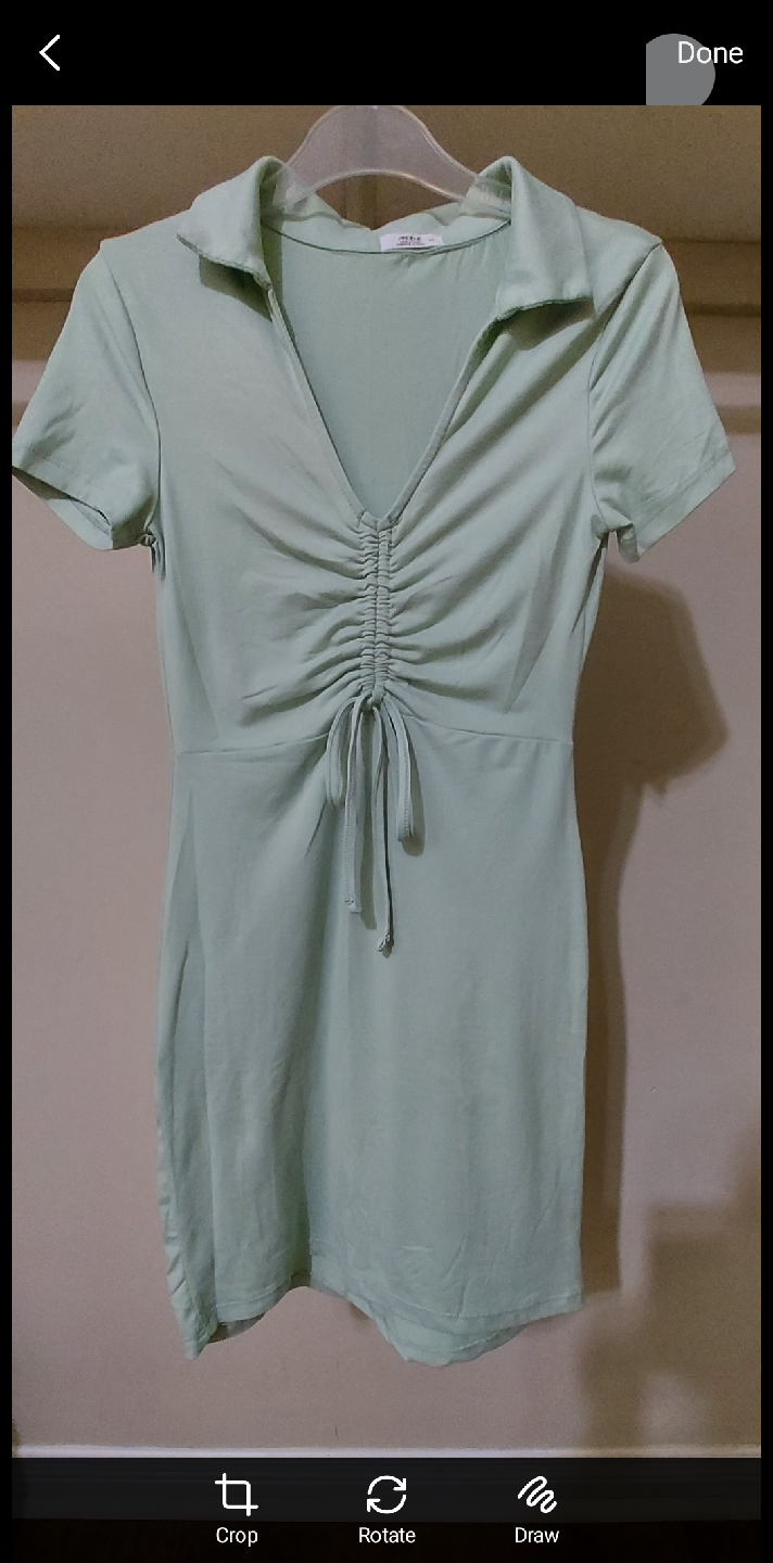 Ardene Mint Green Mini Dress - Size S