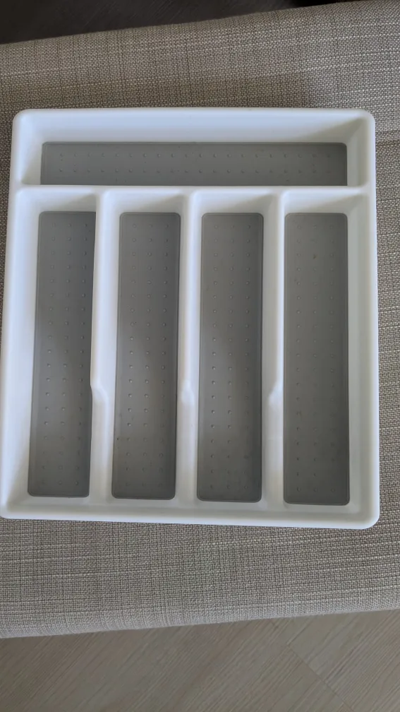 White Cutlery Tray Organizer thumbnail