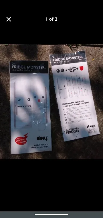 fridge or other metal surface monster magnets thumbnail