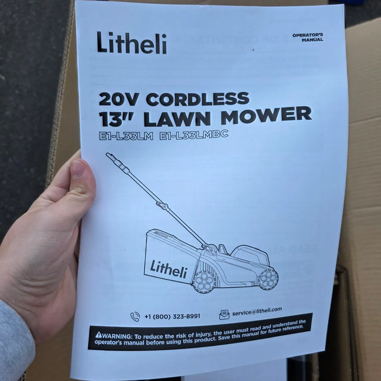 Litheli 13 Inch Cordless Lawn Mower image indicator(3)