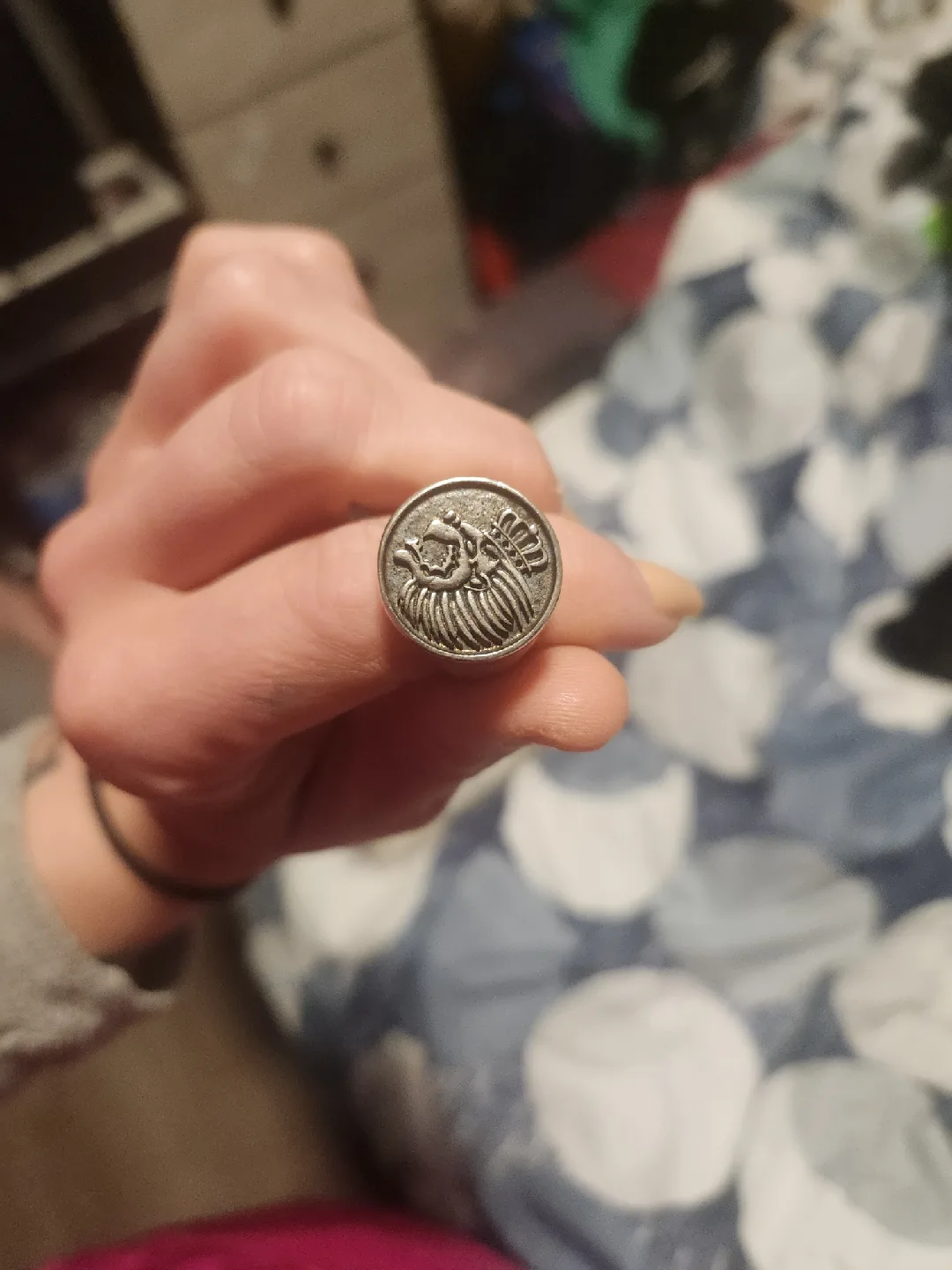 Vintage Silver Lion Ring image indicator(2)