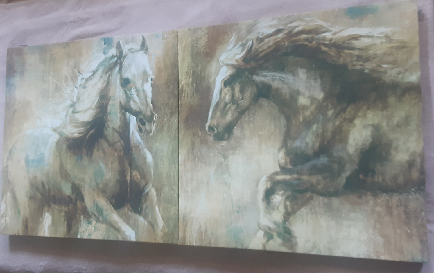 Horse Canvas Print Wall Art 2pc - photo 3