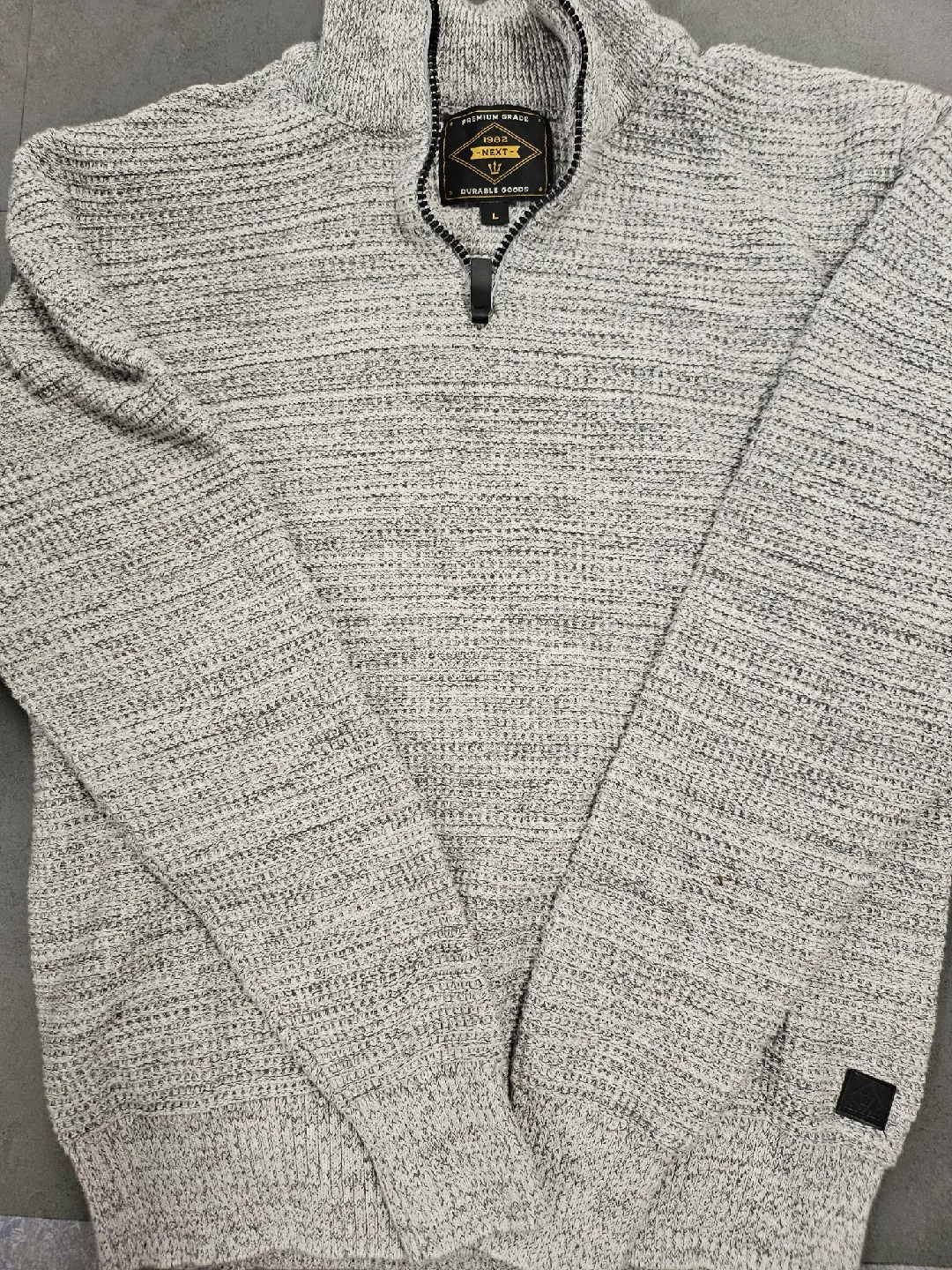 Premium Grade Quarter Zip Sweater - Size L thumbnail
