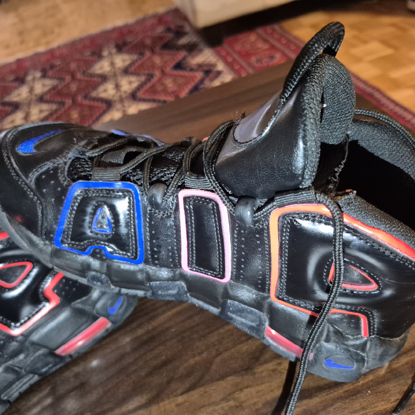 Nike Air More Uptempo Black - photo 2