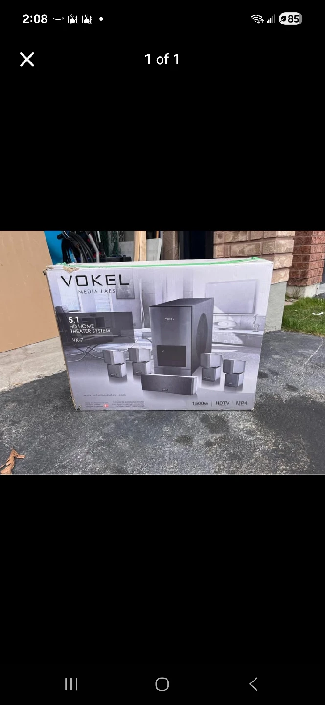VOKEL Media Labs 5.1 Home Theater System