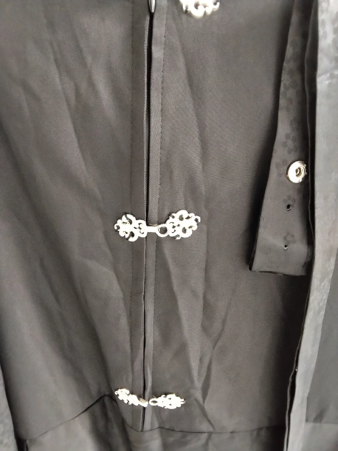 Black  Vampire Warlock Halllween costume unisex image indicator(7)