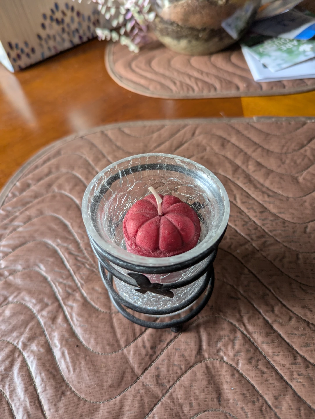 Glass Candle Holder for Sale