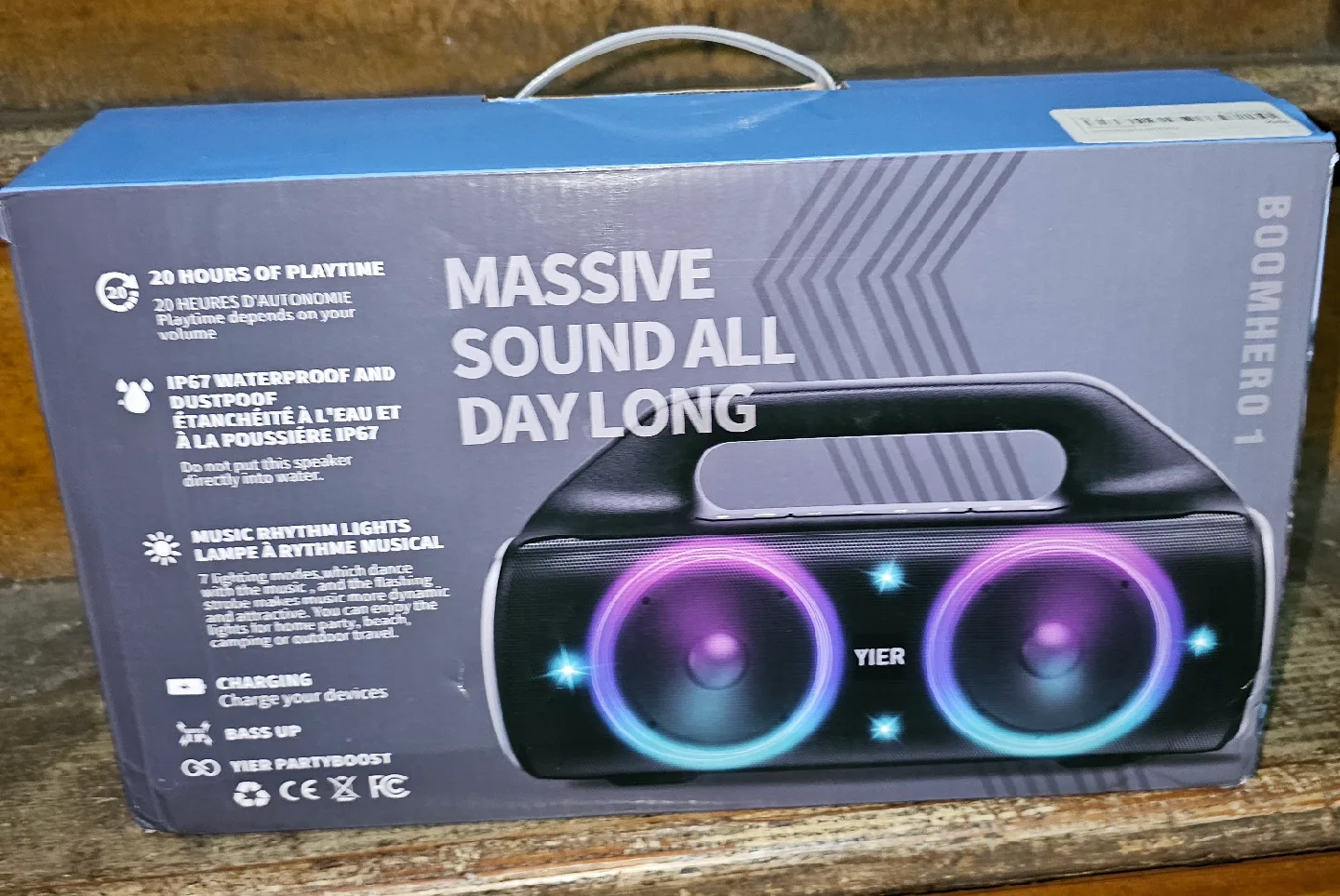 🥕YIER BoomHero 1 Portable Waterproof Speaker 🥕 image indicator(2)