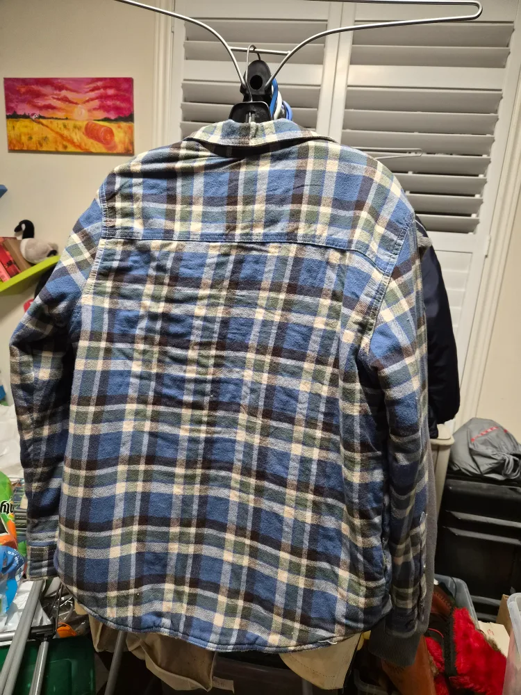 Outdoor Life Plaid Sherpa Lined Shirt Jacket image indicator(2)