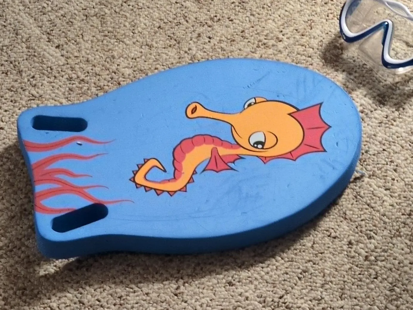 Blue Kickboard with Goggles image indicator(2)