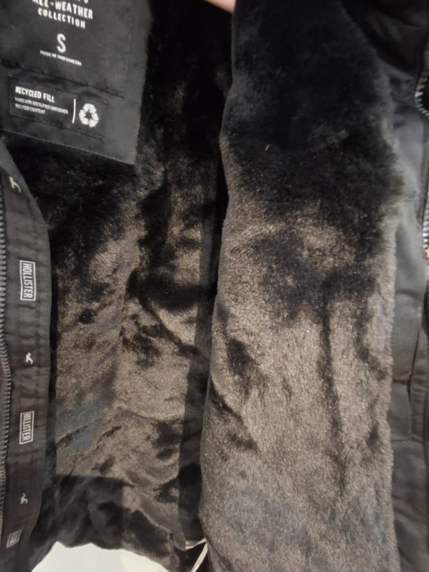 Hollister All-Weather Collection Black Jacket - Size S - photo 4
