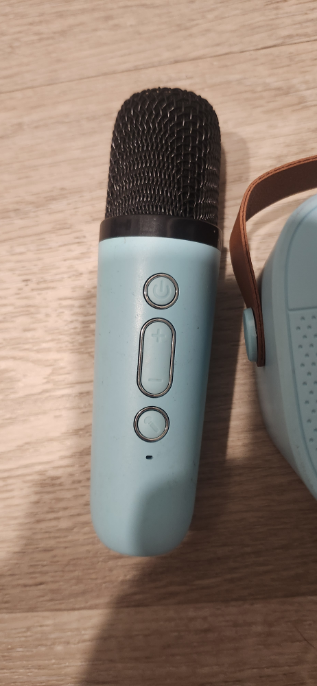 Blue Karaoke Microphone & Speaker Set - photo 4