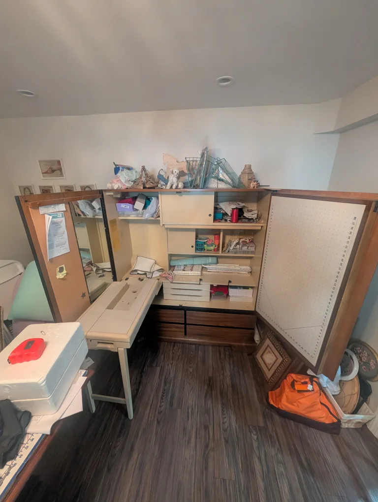 Sewing Cabinet with Fold Out Table image indicator(4)