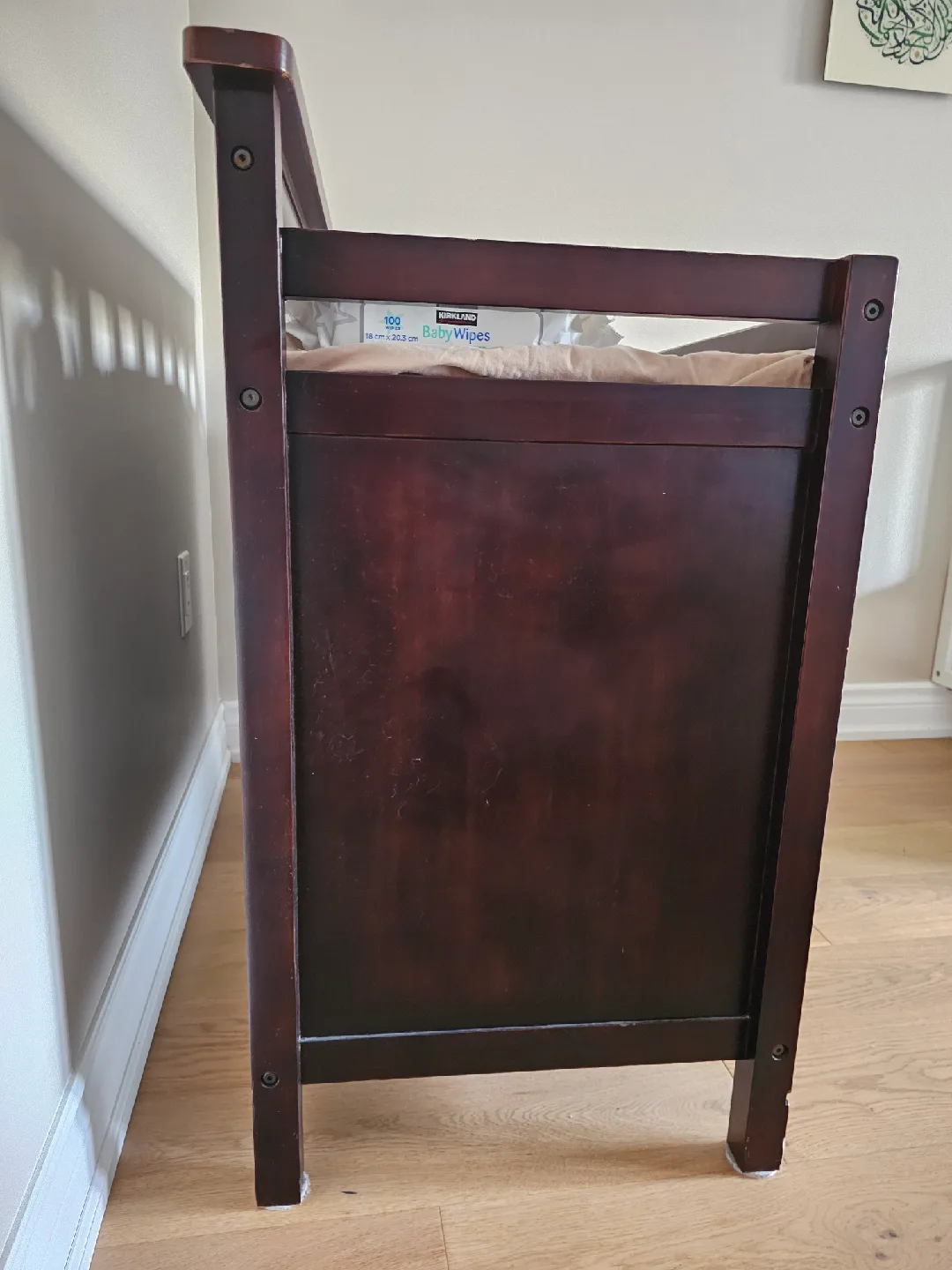 🤎 Baby Changing Table with Drawers image indicator(2)