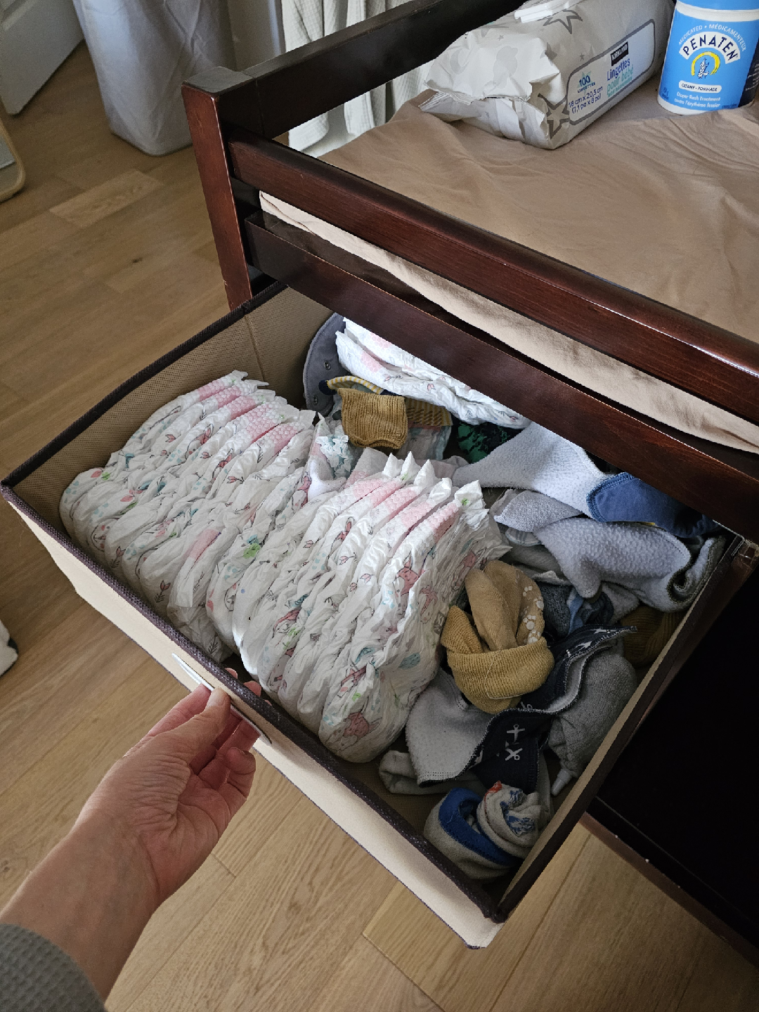 🤎 Baby Changing Table with Drawers - photo 3