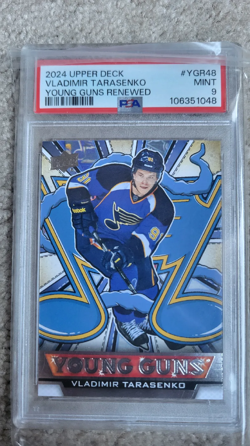 2024 Upper Deck Vladimir Tarasenko Young Guns Renewed Card thumbnail