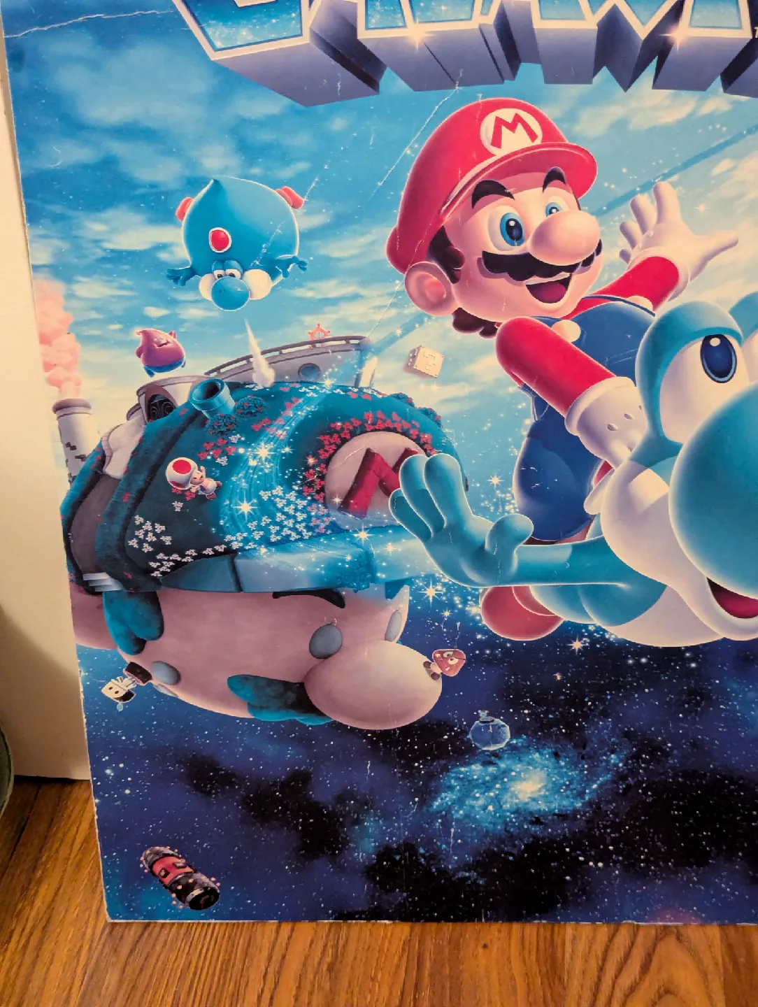 Super Mario Galaxy 2 Poster on frame 22 x 30 🥕 image indicator(5)