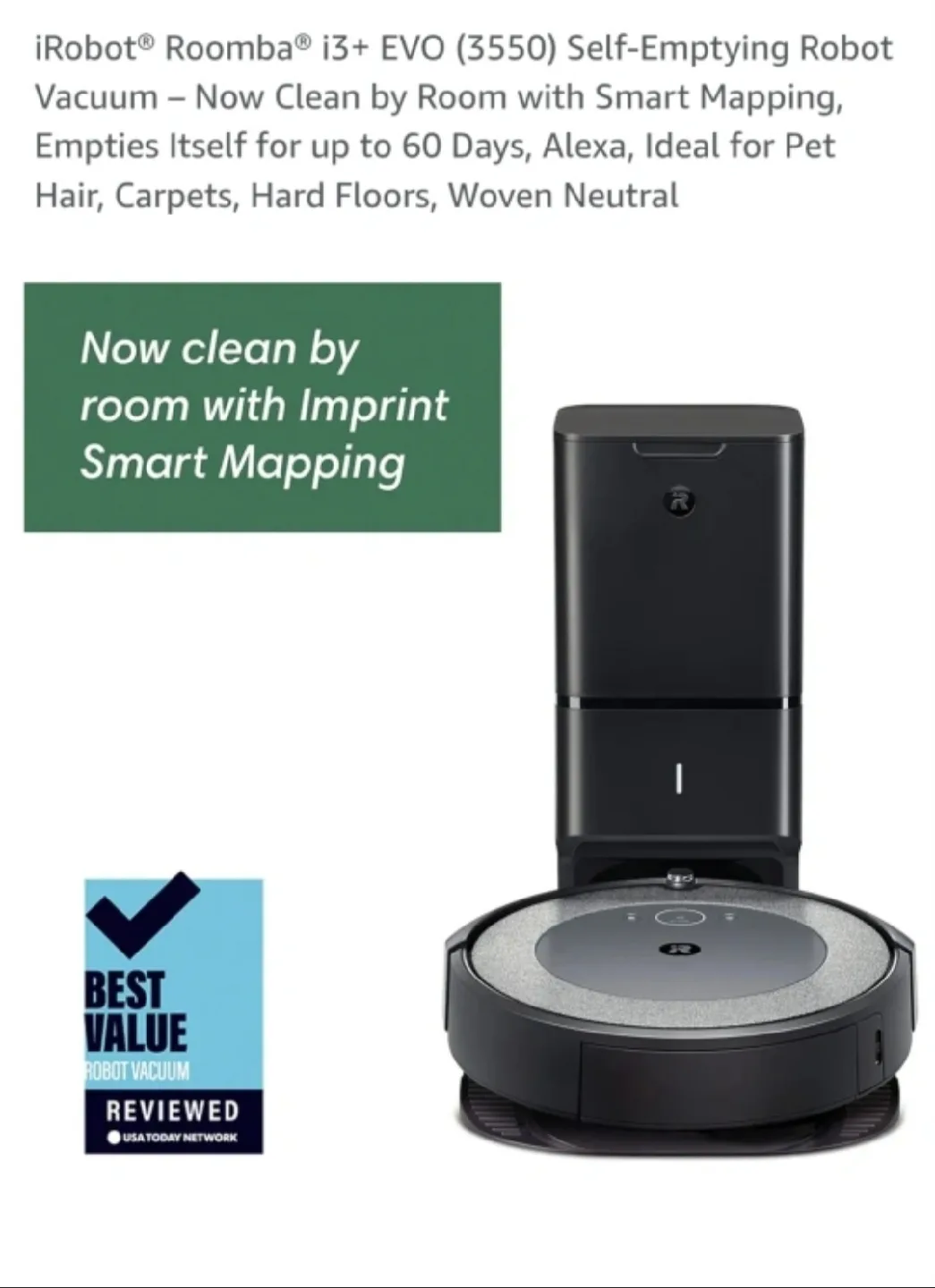 iRobot Roomba i3+ EVO Self-Emptying Robot Vacuum image indicator(2)