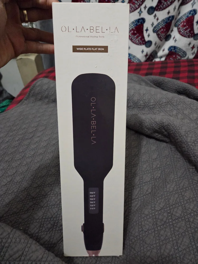 OL-LA-BEL-LA Wide Plate Flat Iron thumbnail