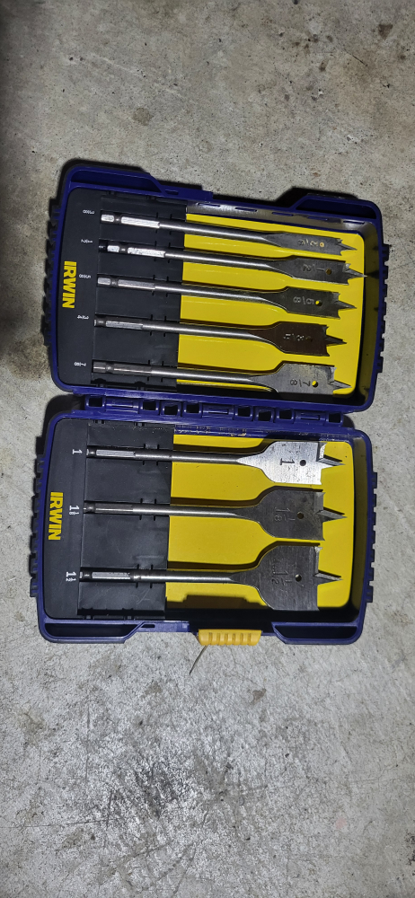 Irwin Tools Speedbor Blue Groove Pro Spade 8 Piece Bit Set