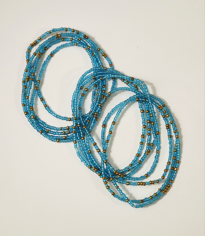 Waist Beads - Yellow, Blue, Green, Black, Purple - photo 2