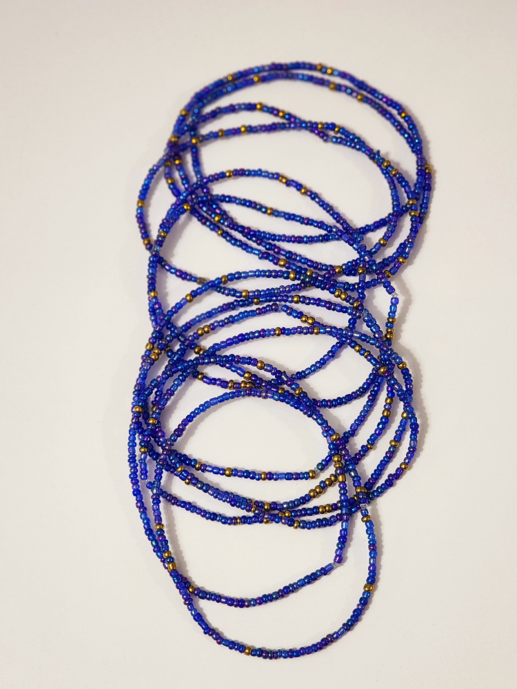 Waist Beads - Yellow, Blue, Green, Black, Purple - photo 3