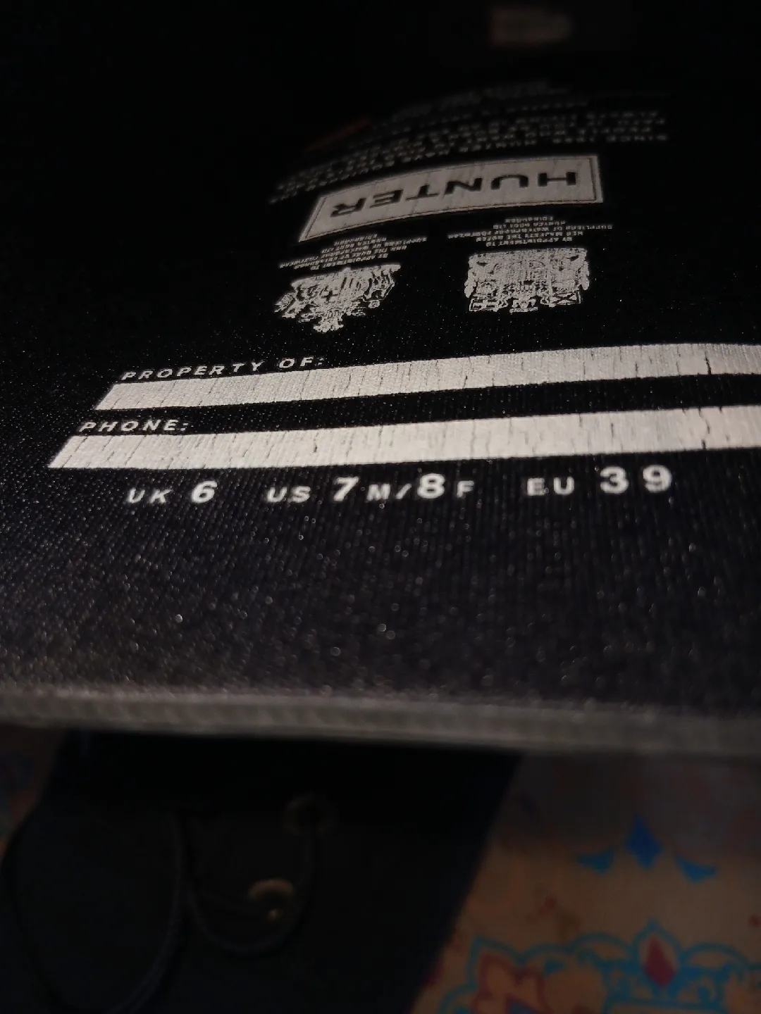 Hunter Rain Boots - Women's US 7, Black image indicator(5)